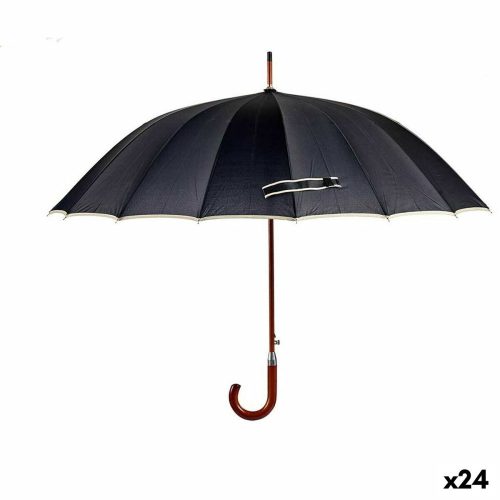 Esernyő Fekete Fém Szövet 110 x 110 x 95cm (24 egység)