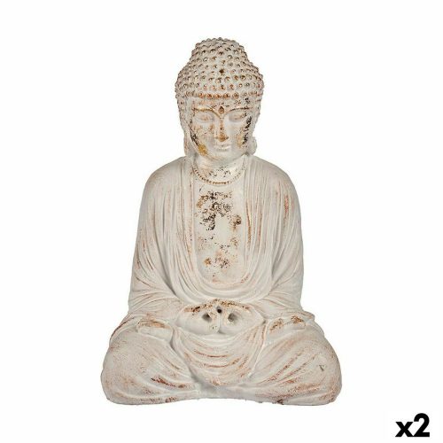 Dekoratív kerti figura Buddha Polyresin 22,5 x 40,5 x 27 cm (2 egység)