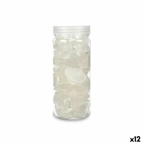 Dekoratív kövek 600 g Kvarc Fehér (12 egység)