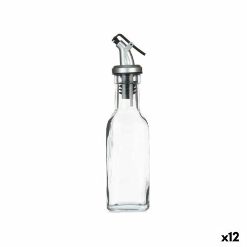 Olaj Átlátszó Üveg Acél 180 ml (12 egység)
