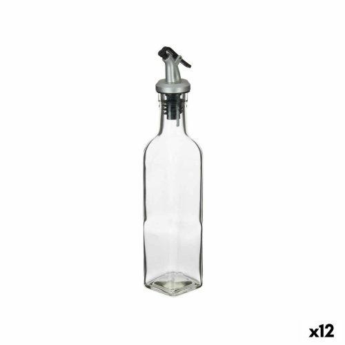 Olaj Átlátszó Üveg Acél 250 ml (12 egység)