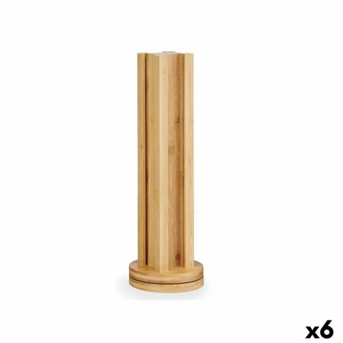 Állvány 36 kávékapszulához Forgó Bambusz 11 x 11 x 34 cm (6 egység)
