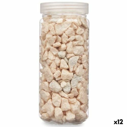 Dekoratív kövek Krémszín 10 - 20 mm 700 g (12 egység)