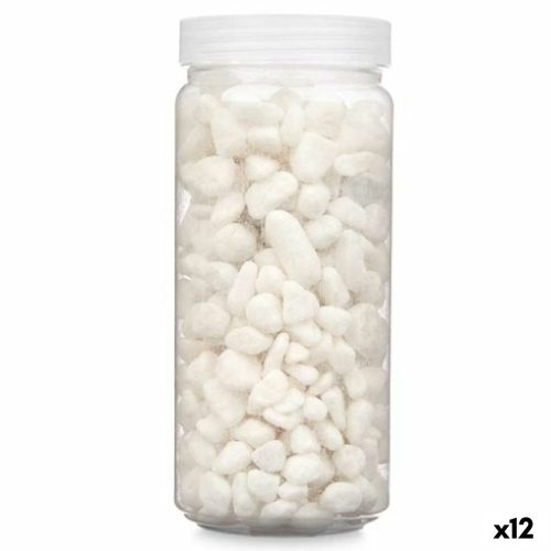 Dekoratív kövek Fehér 8 - 15 mm 700 g (12 egység)