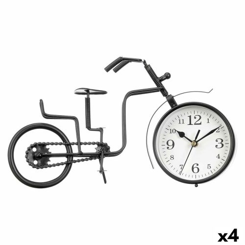 настолен часовник Kerékpár Fekete Fém 33 x 21 x 4 cm (4 egység)