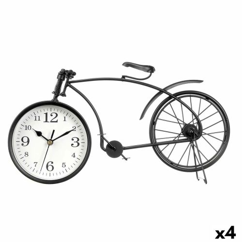 настолен часовник Kerékpár Fekete Fém 38 x 20 x 4 cm (4 egység)