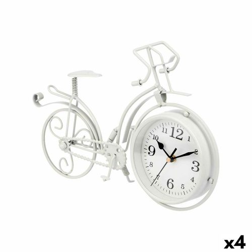 настолен часовник Kerékpár Fehér Fém 33 x 22,5 x 4,2 cm (4 egység)