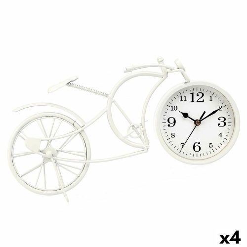 настолен часовник Kerékpár Fehér Fém 40 x 19,5 x 7 cm (4 egység)