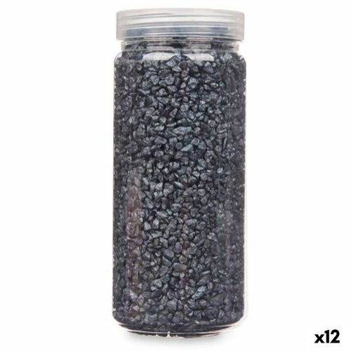 Dekoratív kövek Fekete 2 - 5 mm 700 g (12 egység)