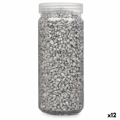 Dekoratív kövek Ezüst színű 2 - 5 mm 700 g (12 egység)