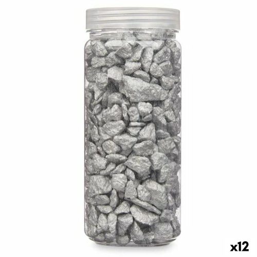 Dekoratív kövek Ezüst színű 10 - 20 mm 700 g (12 egység)