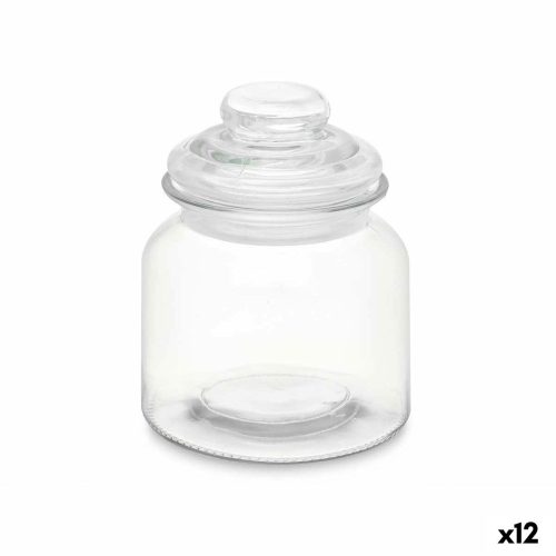 Korsó Átlátszó Üveg 600 ml (12 egység) Fedéllel