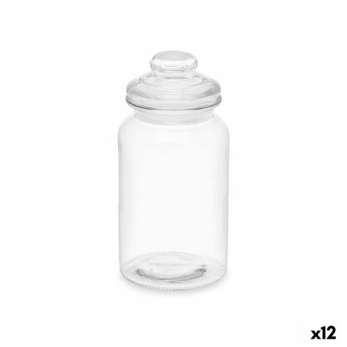 Korsó Átlátszó Üveg 1,2 L (12 egység) Fedéllel