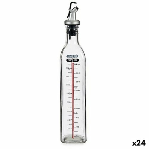 Olaj Átlátszó Üveg 500 ml (24 egység) Mérő