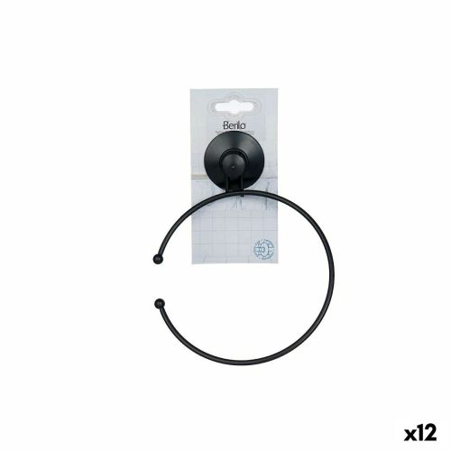 Törülköző gyűrű Acél ABS 16 x 20 x 4 cm (12 egység)