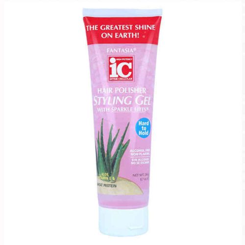 Erős Rögzítőgél Fantasia IC Pink Aloe vera (246 g)