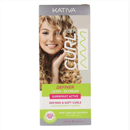 Göndörítő Sampon Keep Curl Definer Leave In Kativa (200 ml)