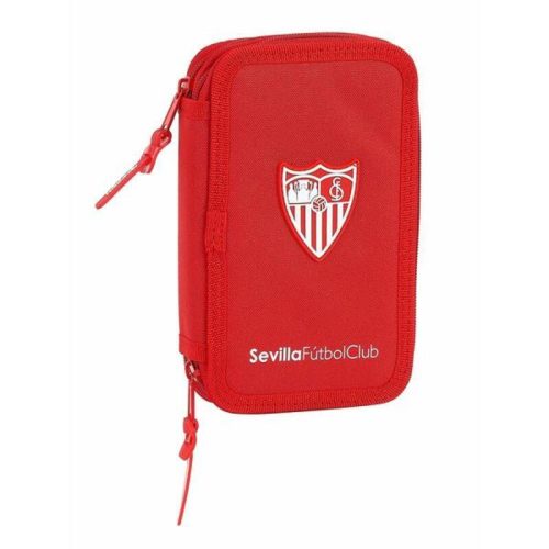 Dupla ceruzatartó Sevilla Fútbol Club M854 Piros 12.5 x 19.5 x 4 cm (28 Darabok)