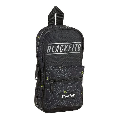 Ceruzatartüs hátizsák BlackFit8 M747A Fekete Zöld 12 x 23 x 5 cm (33 Darabok)