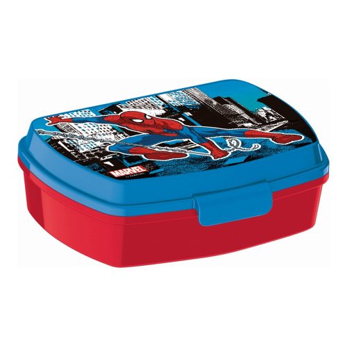 Szendvics ebéddoboz Spider-Man Great power Kék Piros 17 x 5.6 x 13.3 cm