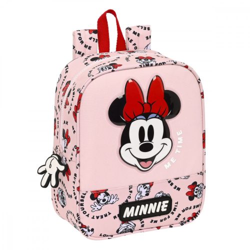Gyerek Hátizsák Minnie Mouse Me time Rózsaszín (22 x 27 x 10 cm)