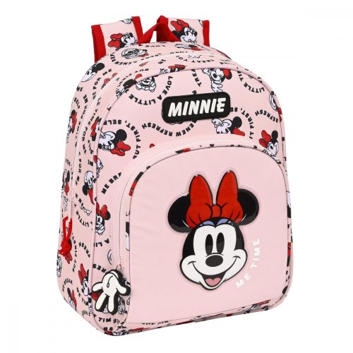 Gyerek Hátizsák Minnie Mouse Me time Rózsaszín (28 x 34 x 10 cm)