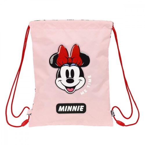 Hátizsák Kötelekkel Minnie Mouse Me time Rózsaszín (26 x 34 x 1 cm)