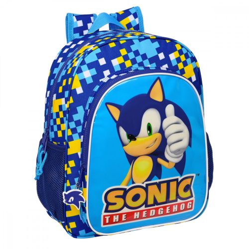 Iskolatáska Sonic Speed 32 x 38 x 12 cm Kék