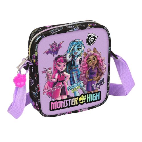 Válltáska Monster High Creep Fekete 16 x 18 x 4 cm