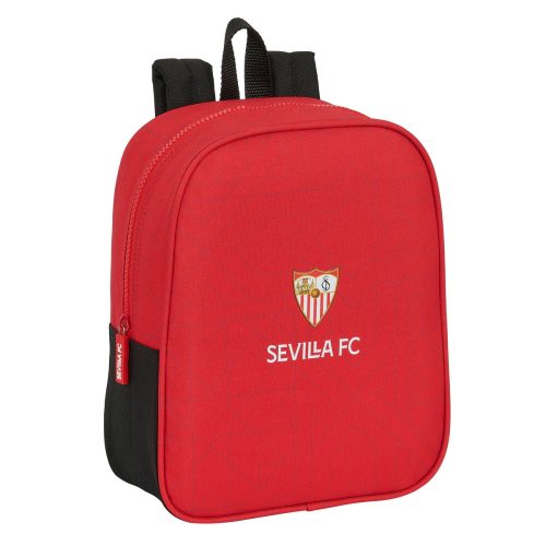 Iskolatáska Sevilla Fútbol Club Fekete Piros 22 x 27 x 10 cm