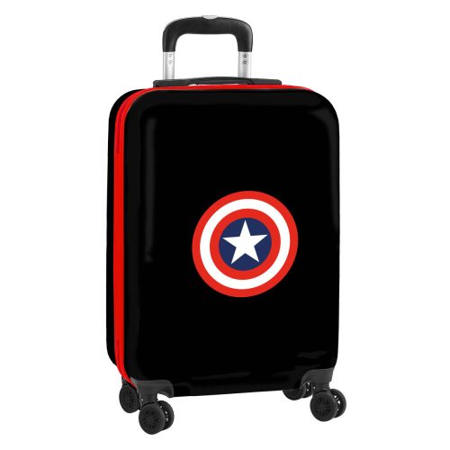 Kabin bőrönd Capitán América Fekete 20'' 34,5 x 55 x 20 cm