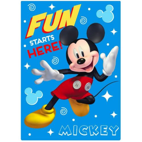 Takaró Mickey Mouse Only one 100 x 140 cm Tengerészkék Poliészter
