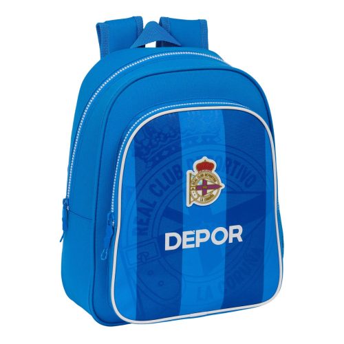 Iskolatáska R. C. Deportivo de La Coruña Kék 27 x 33 x 10 cm