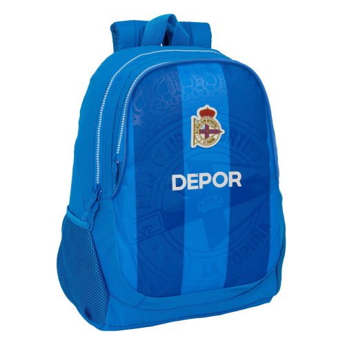 Iskolatáska R. C. Deportivo de La Coruña Kék 32 x 44 x 16 cm