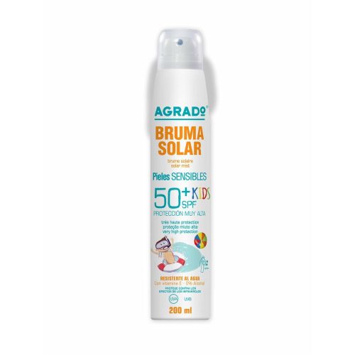 Napvédő spray Agrado Kids SPF50+ Érzékeny bőr (200 ml)