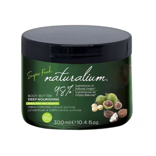 Hidratáló Testápoló Krém Naturalium Makadám 300 ml