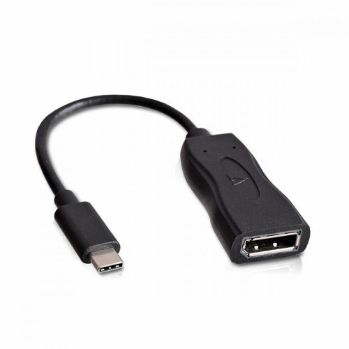 USB C DisplayPort Adapter V7 V7UCDP-BLK-1E        Fekete