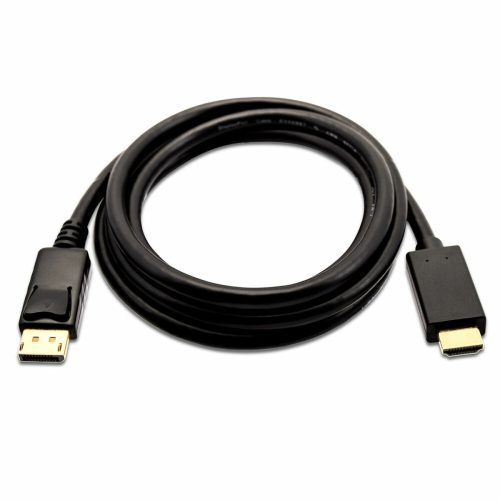 DisplayPort - HDMI Kábel V7 V7DP2HD-03M-BLK-1E   Fekete