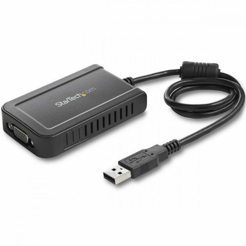 USB–VGA Adapter Startech USB2VGAE3 Fekete