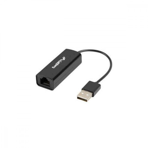 USB 2.0–RJ45 Hálózati Adapter Lanberg NC-0100-01 0,15 m