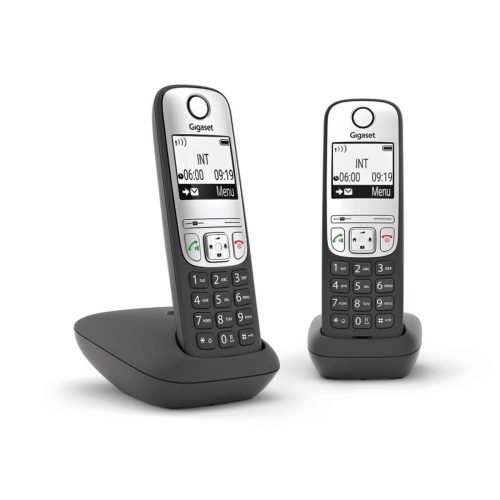 Vezeték Nélküli Telefon Gigaset A690 Duo Fekete/Ezüst színű