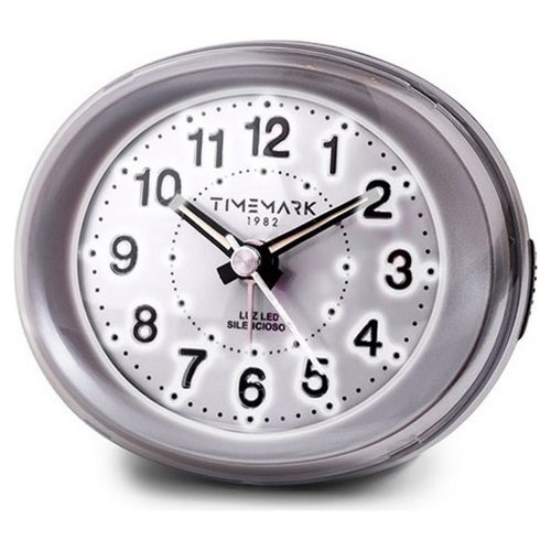 Analóg Ébresztőóra Timemark Ezüst színű 9 x 9 x 5,5 cm (9 x 9 x 5,5 cm)