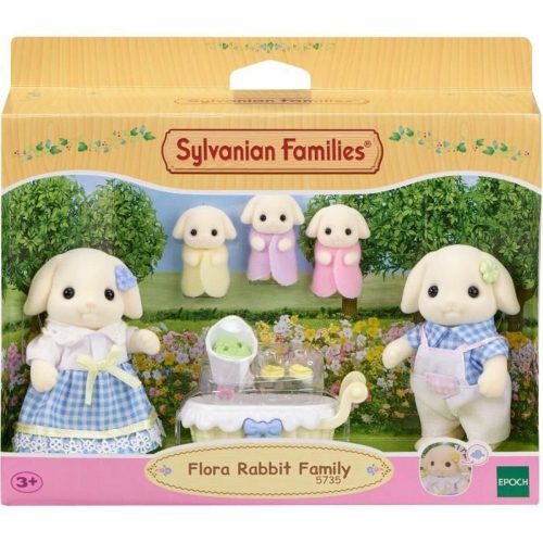 Babaház kiegészítők Sylvanian Families 5735 Flora Rabbit family