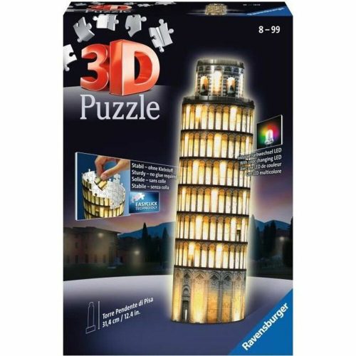 3D Puzzle Ravensburger Tour De Pise Night Edition  216 Darabok