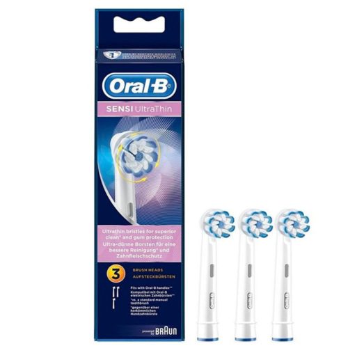 Elektromos fogkefe fej Oral-B Ultra Sensitive Fehér