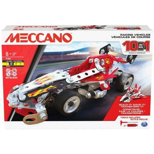 Építő készlet Meccano Racing Vehicles 10 Models