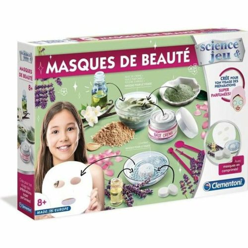 Gyerek sminkszett Clementoni Science & Jeu  Beauty masks (FR) Többszínű