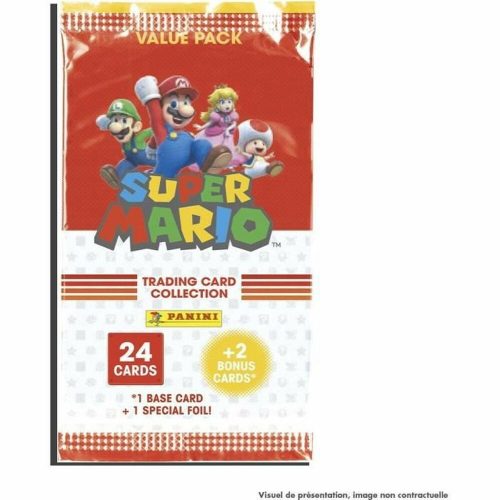 Chrome-csomag Panini Super Mario Trading Cards (FR)