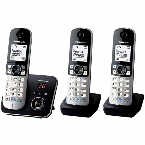Vezeték Nélküli Telefon Panasonic KX-TG6823 Fehér Fekete Fekete/Ezüst színű