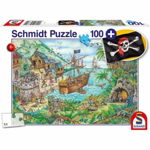 Puzzle Schmidt Spiele In the Pirate Bay Zászló 100 Darabok